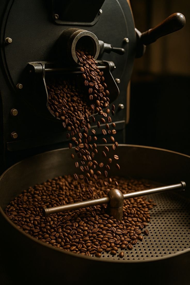 Barista preparing a fresh coffee order